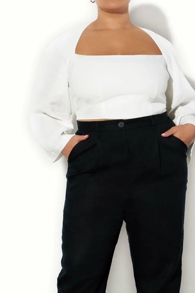 Shop Extended Sizes Mara Hoffman Extended Dita Pant Black Shop Extended Sizes Mara Hoffman Extended Dita Pant Black