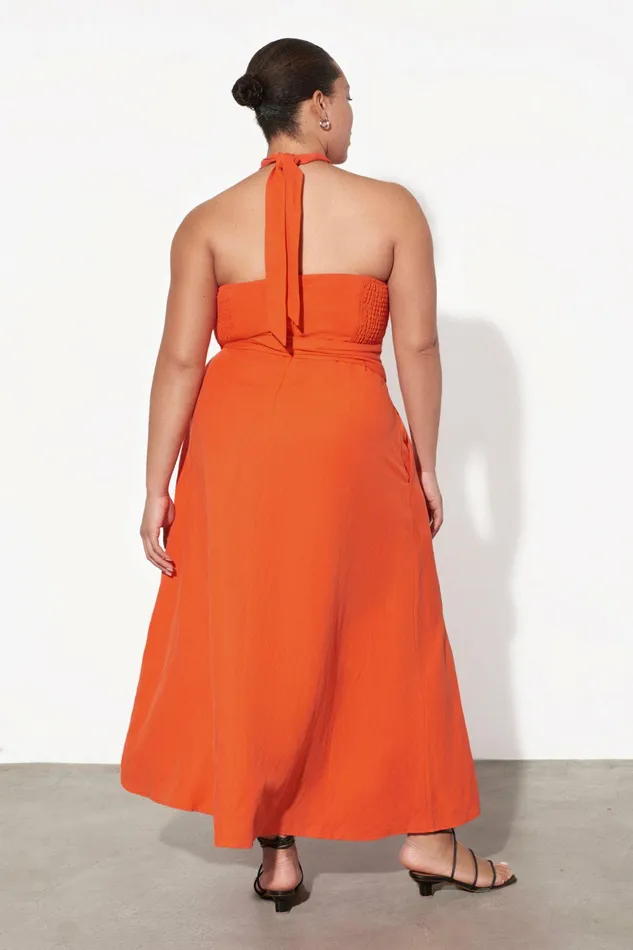 Shop Extended Sizes Mara Hoffman Extended Paula Dress Orange Shop Extended Sizes Mara Hoffman Extended Paula Dress Orange