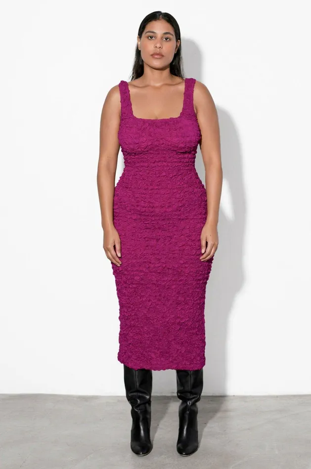 Shop Extended Sizes Mara Hoffman Extended Sloan Dress Purple Shop Extended Sizes Mara Hoffman Extended Sloan Dress Purple