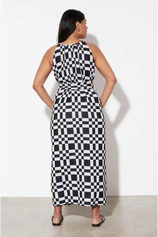 Shop Extended Sizes Mara Hoffman Extended Sydney Dress White And Black Shop Extended Sizes Mara Hoffman Extended Sydney Dress White And Black