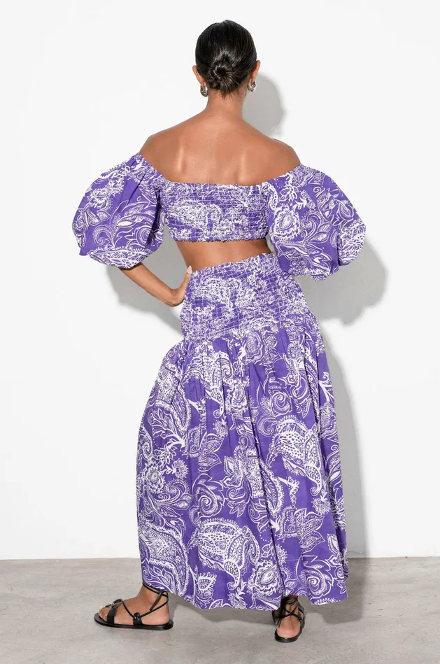 Shop Skirts Mara Hoffman Nicole Skirt Purple Shop Skirts Mara Hoffman Nicole Skirt Purple