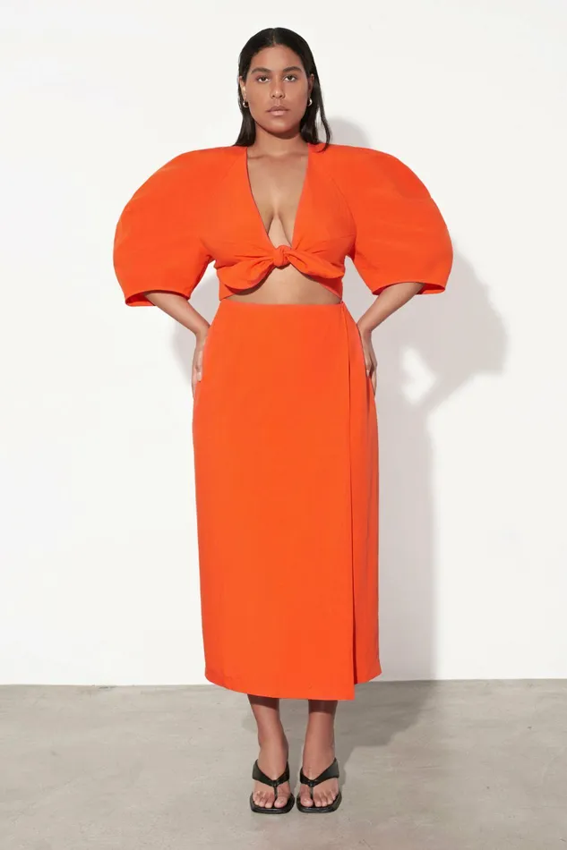 Shop Skirts Mara Hoffman Sunja Skirt Orange Shop Skirts Mara Hoffman Sunja Skirt Orange