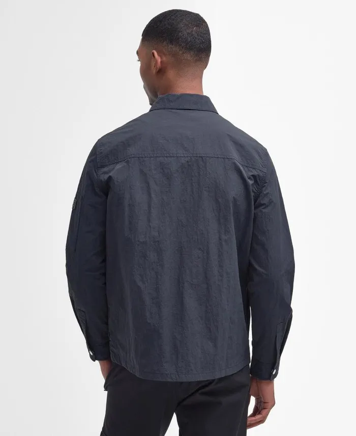 Shutter Overshirt Dark Navy Men Barbour Overshirts