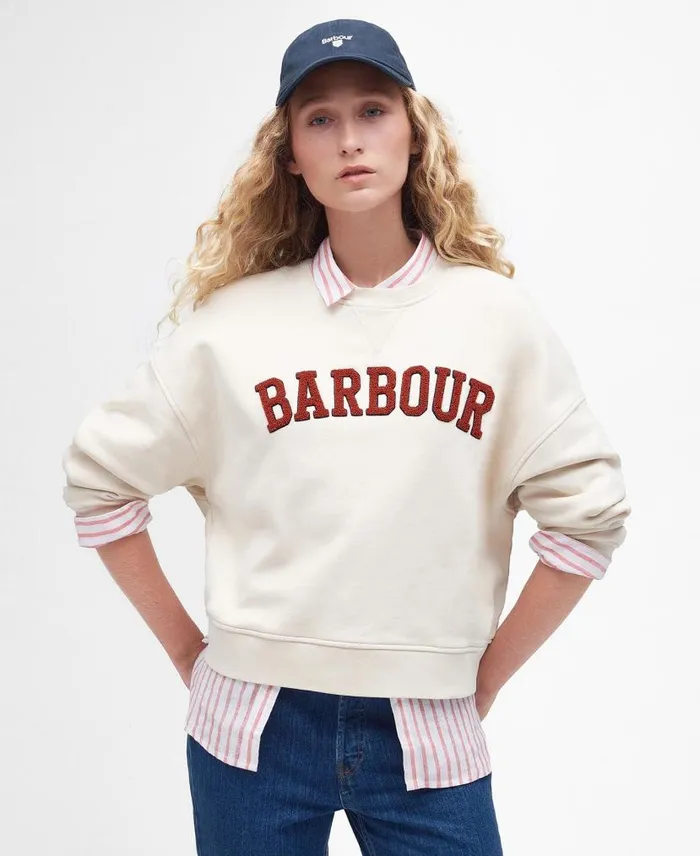 Silverdale Sweatshirt Calico Women Barbour Jumpers