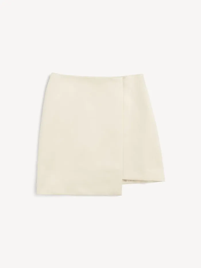 Skirts Women By Malene Birger Raye Mini Skirt Oyster Gray