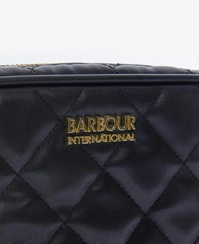Sloane Quilted Crossbody Bag Classic Black Women Barbour Bags and Luggage