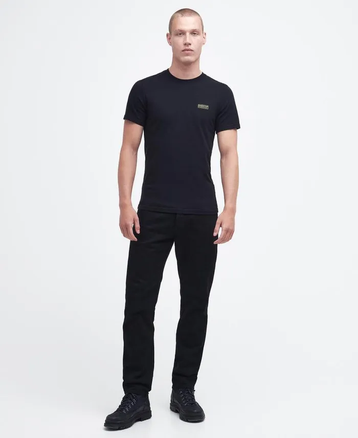 Small Logo TShirt Black Men Barbour TShirts
