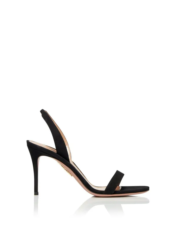 So Nude Sandal 85 Black Women Aquazzura Sandals So Nude Sandal 85 Black Women Aquazzura Sandals