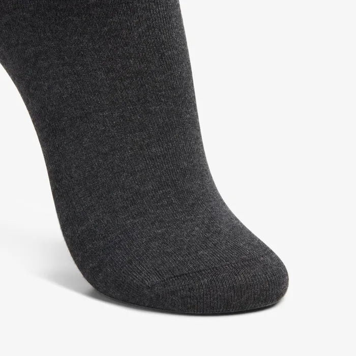 Solid Dress Crew Sock Charcoal Women Clarks Accessories