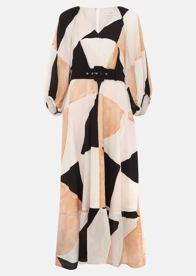 Sophia Colourblock Belted Midi Dress Multicoloured Women Phase Eight Dresses Sophia Colourblock Belted Midi Dress Multicoloured Women Phase Eight Dresses