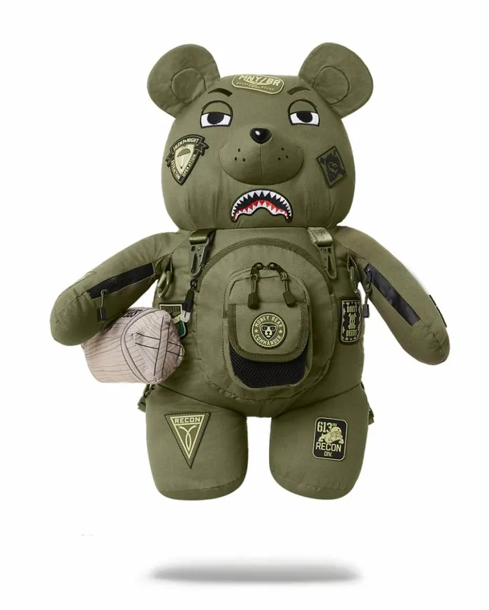 SPECIAL OPS FULL THROTTLE MONEYBEAR TEDDYBEAR BACKPACK Bags SPRAYGROUND