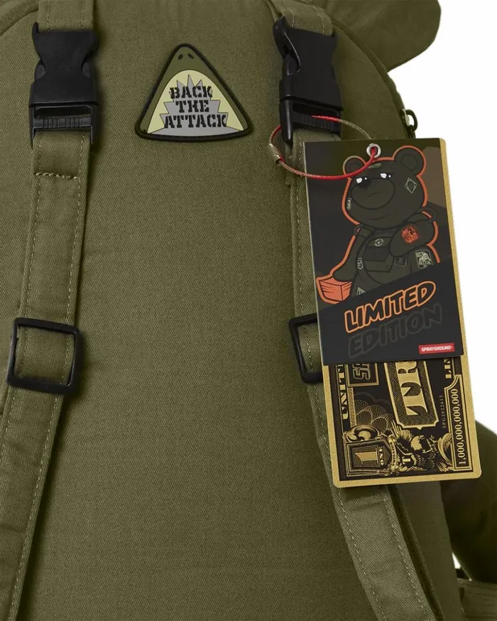 SPECIAL OPS FULL THROTTLE MONEYBEAR TEDDYBEAR BACKPACK Bags SPRAYGROUND