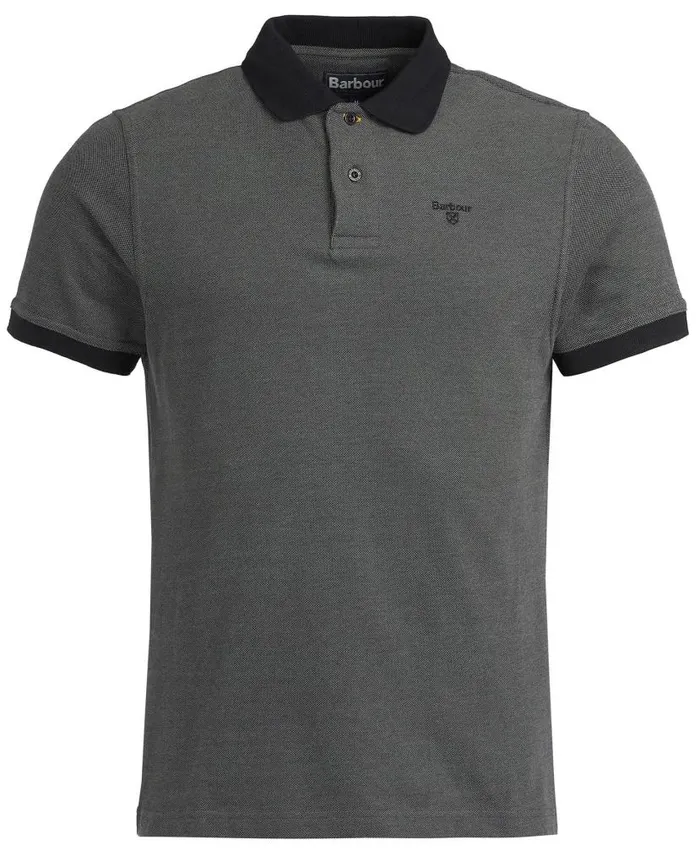 Sports Polo Mix Shirt Dark Olive Men Barbour Polo Shirts