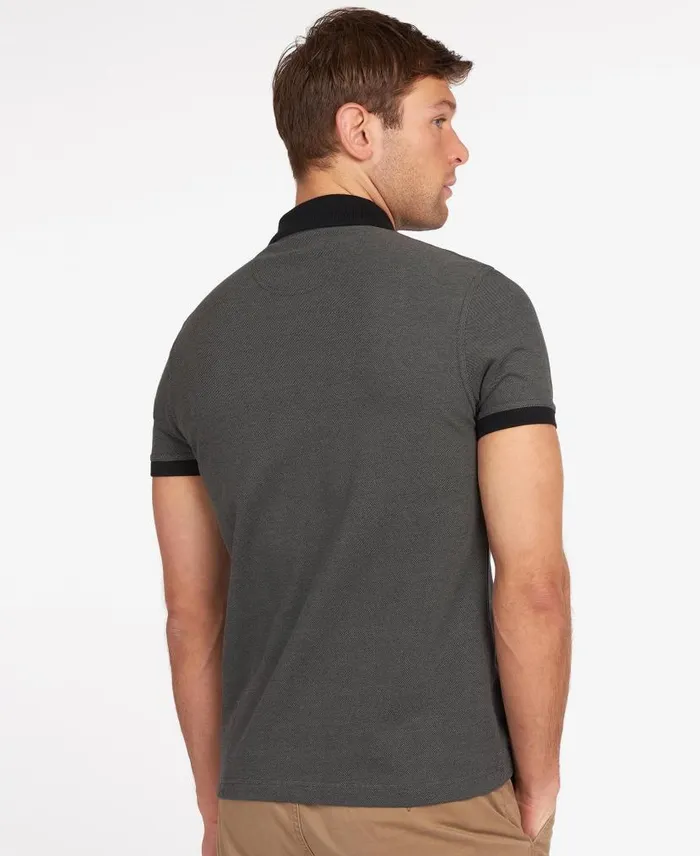 Sports Polo Mix Shirt Dark Olive Men Barbour Polo Shirts