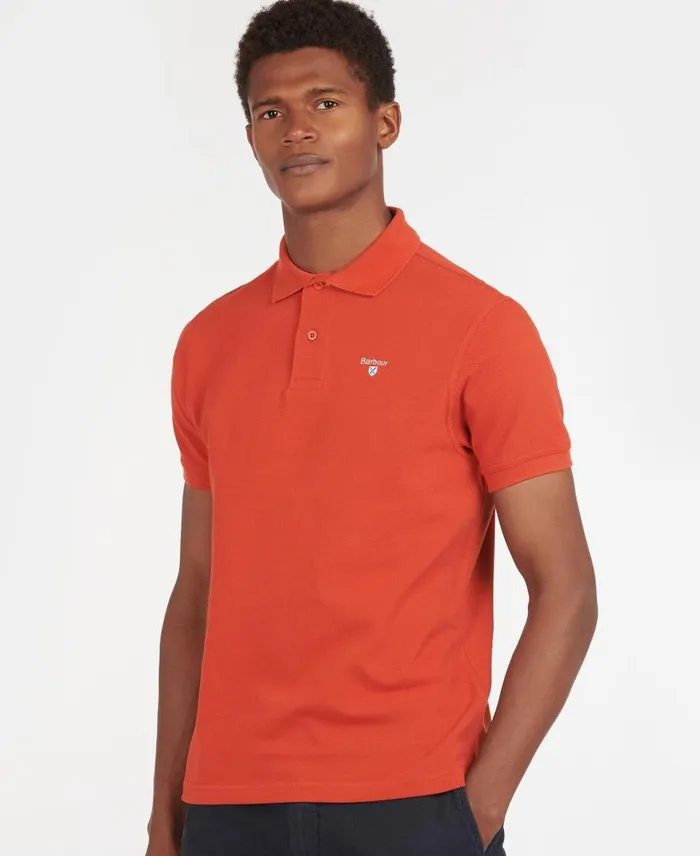 Sports Polo Shirt Sky Men Barbour Polo Shirts