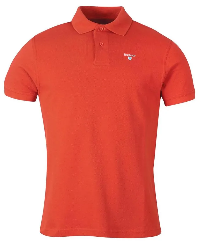 Sports Polo Shirt Sky Men Barbour Polo Shirts