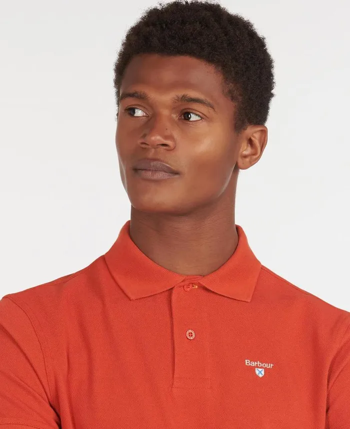 Sports Polo Shirt Sky Men Barbour Polo Shirts