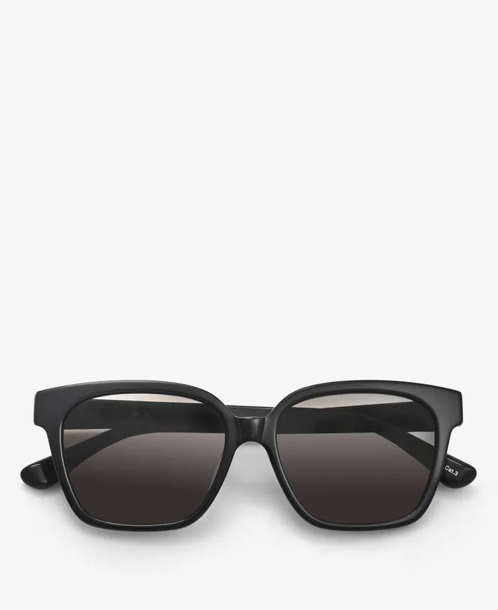 Square Sunglasses Classic Black Women Barbour Sunglasses