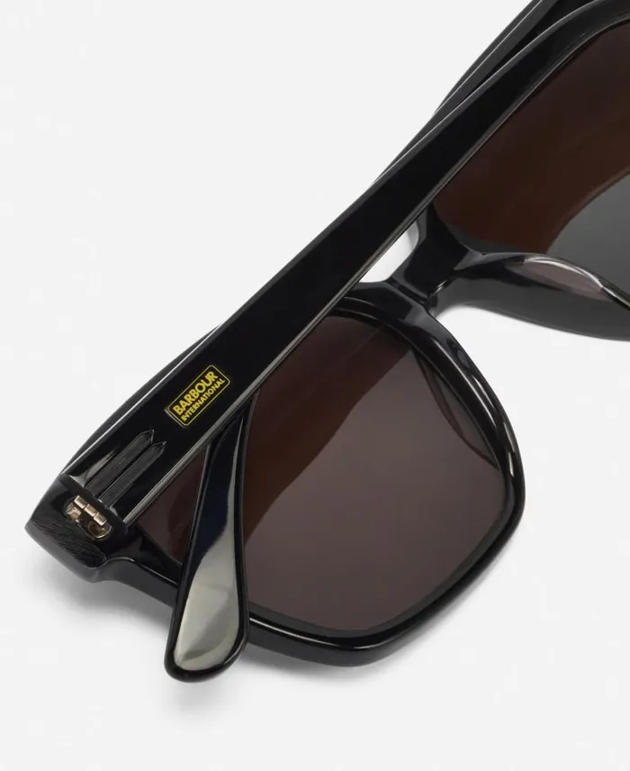 Square Sunglasses Classic Black Women Barbour Sunglasses