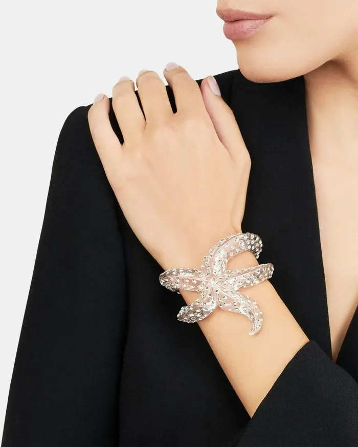 Starfish Cuff Silver Women Aquazzura Jewelry Starfish Cuff Silver Women Aquazzura Jewelry