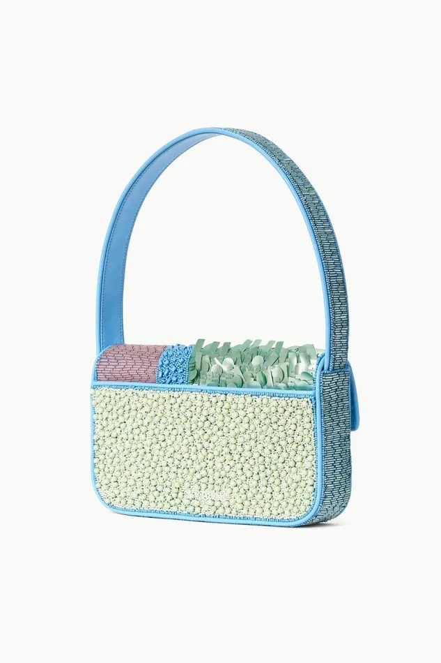 STAUD Beaded Women STAUD TOMMY BAG PATCHWORK SHERBET STAUD Beaded Women STAUD TOMMY BAG PATCHWORK SHERBET