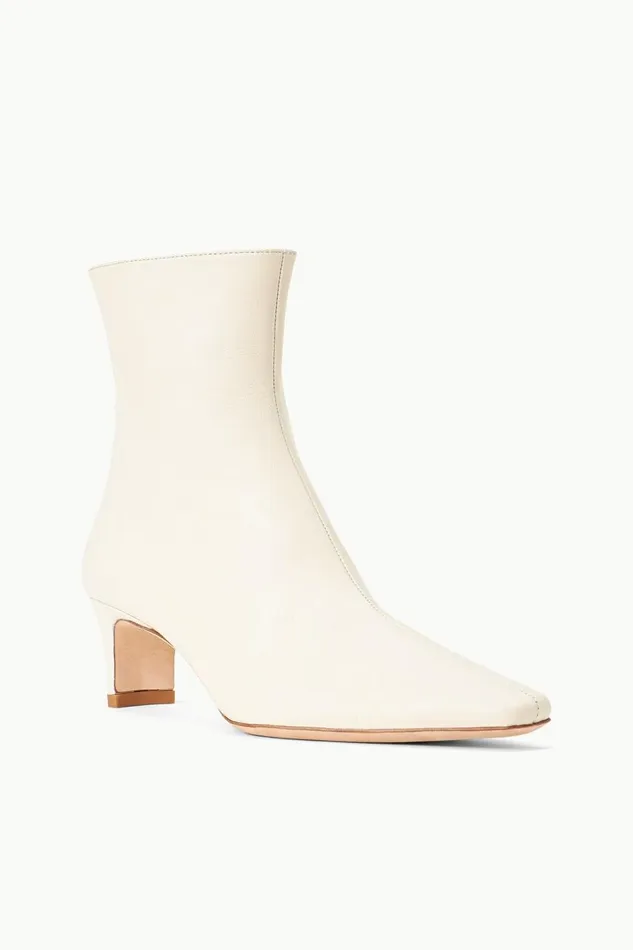 STAUD Boots Women STAUD WALLY ANKLE BOOT CREAM STAUD Boots Women STAUD WALLY ANKLE BOOT CREAM