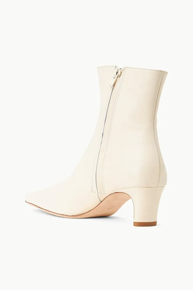 STAUD Boots Women STAUD WALLY ANKLE BOOT CREAM STAUD Boots Women STAUD WALLY ANKLE BOOT CREAM
