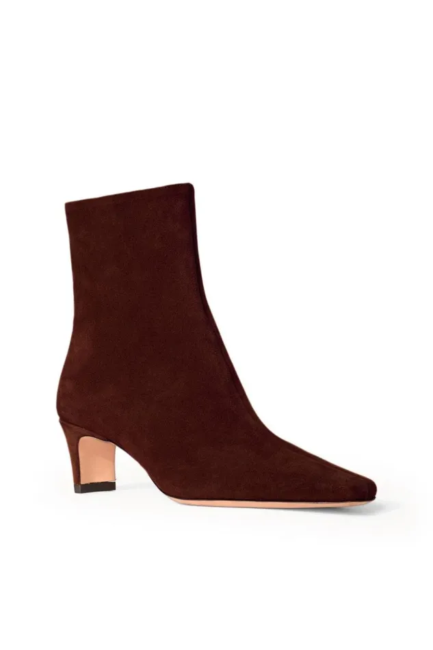 STAUD Boots Women STAUD WALLY ANKLE BOOT MAHOGANY SUEDE STAUD Boots Women STAUD WALLY ANKLE BOOT MAHOGANY SUEDE