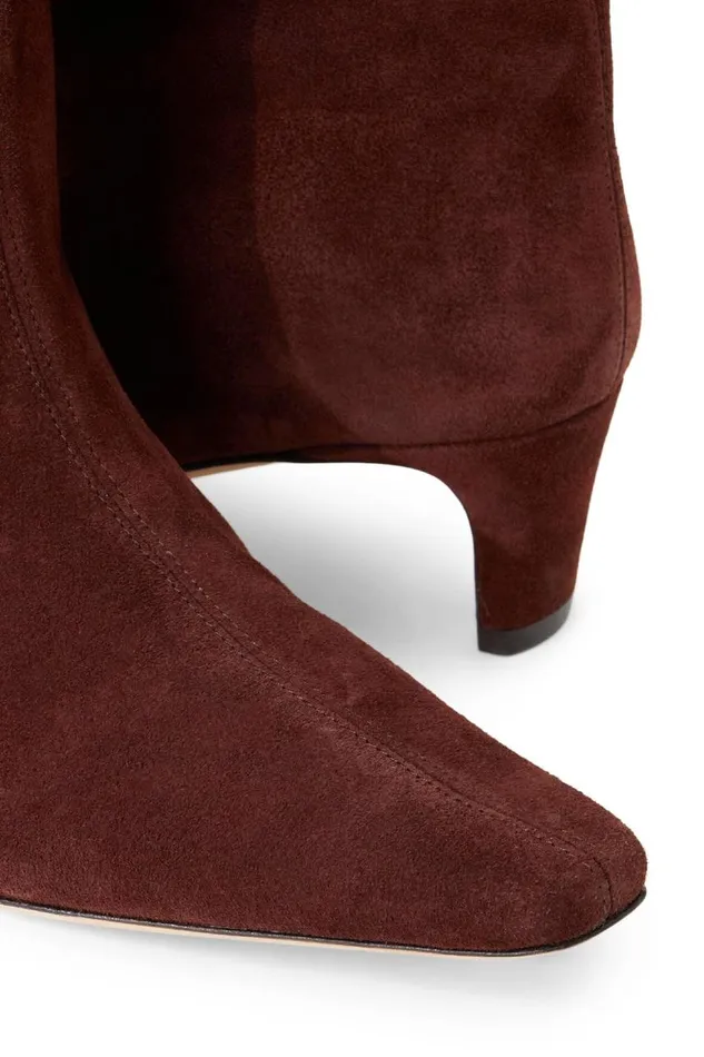 STAUD Boots Women STAUD WALLY ANKLE BOOT MAHOGANY SUEDE STAUD Boots Women STAUD WALLY ANKLE BOOT MAHOGANY SUEDE