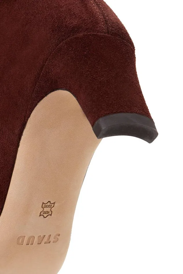 STAUD Boots Women STAUD WALLY ANKLE BOOT MAHOGANY SUEDE STAUD Boots Women STAUD WALLY ANKLE BOOT MAHOGANY SUEDE