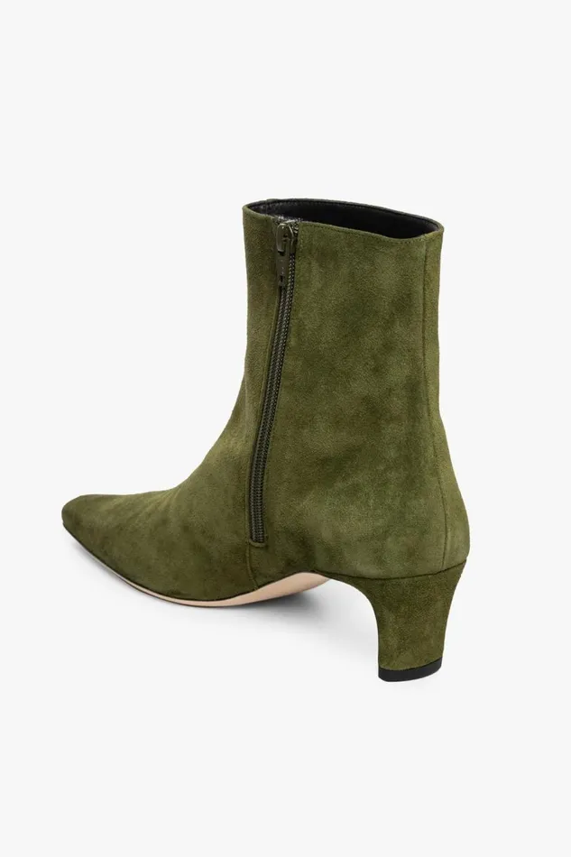 STAUD Boots Women STAUD WALLY ANKLE BOOT OLIVE STAUD Boots Women STAUD WALLY ANKLE BOOT OLIVE