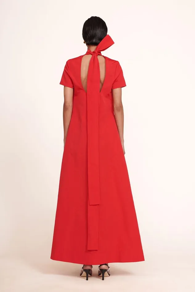 STAUD Bridal Women STAUD ILANA DRESS POINSETTIA STAUD Bridal Women STAUD ILANA DRESS POINSETTIA