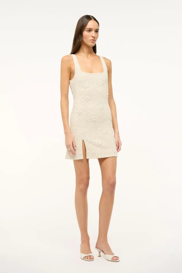 STAUD Bridal Women STAUD LE SABLE DRESS IVORY STAUD Bridal Women STAUD LE SABLE DRESS IVORY