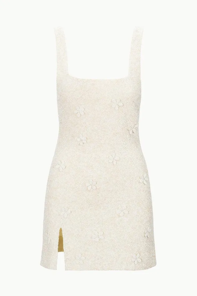 STAUD Bridal Women STAUD LE SABLE DRESS IVORY STAUD Bridal Women STAUD LE SABLE DRESS IVORY
