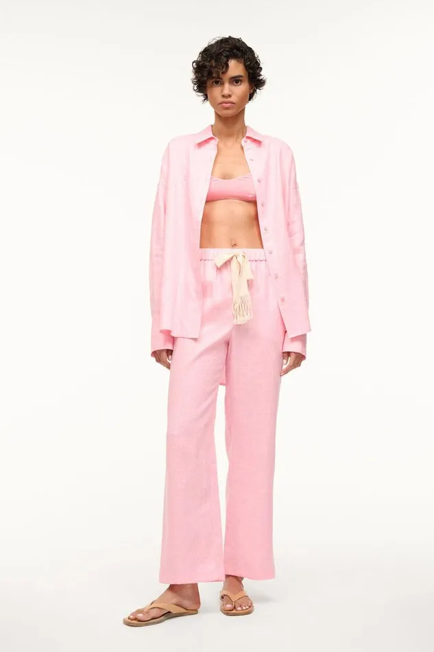 STAUD CoverUps Women STAUD COLTON SHIRT PEARL PINK
