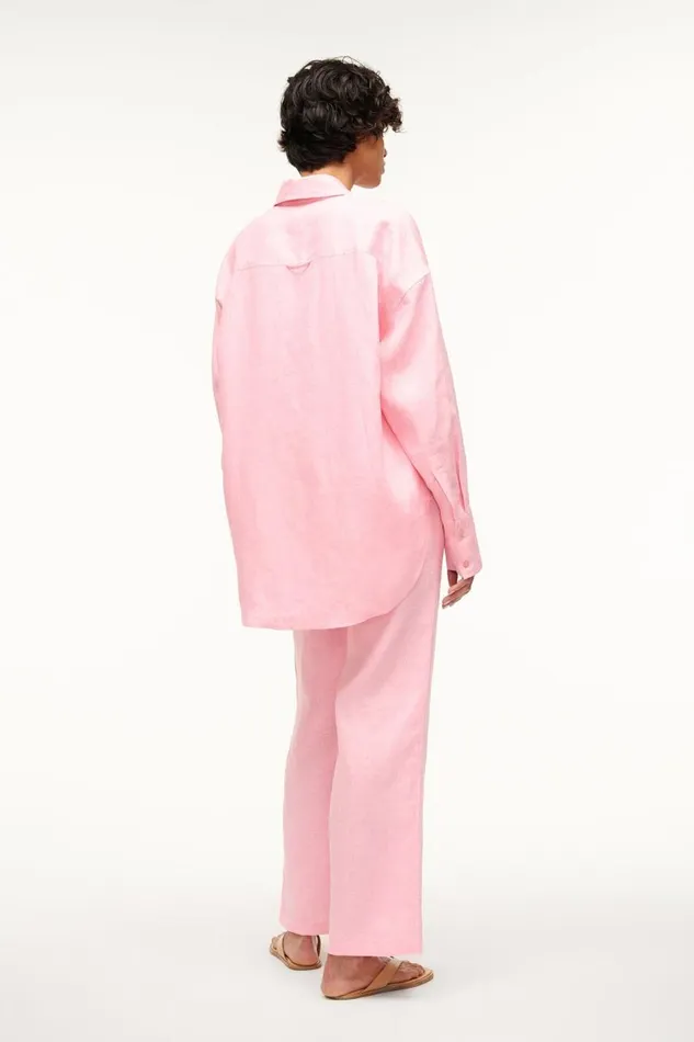 STAUD CoverUps Women STAUD COLTON SHIRT PEARL PINK STAUD CoverUps Women STAUD COLTON SHIRT PEARL PINK