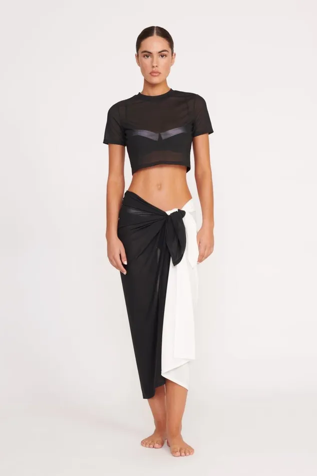 STAUD CoverUps Women STAUD FERNANDA TOP BLACK STAUD CoverUps Women STAUD FERNANDA TOP BLACK