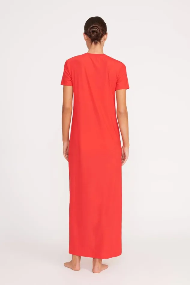 STAUD CoverUps Women STAUD OTTILIE DRESS RED ROSE STAUD CoverUps Women STAUD OTTILIE DRESS RED ROSE