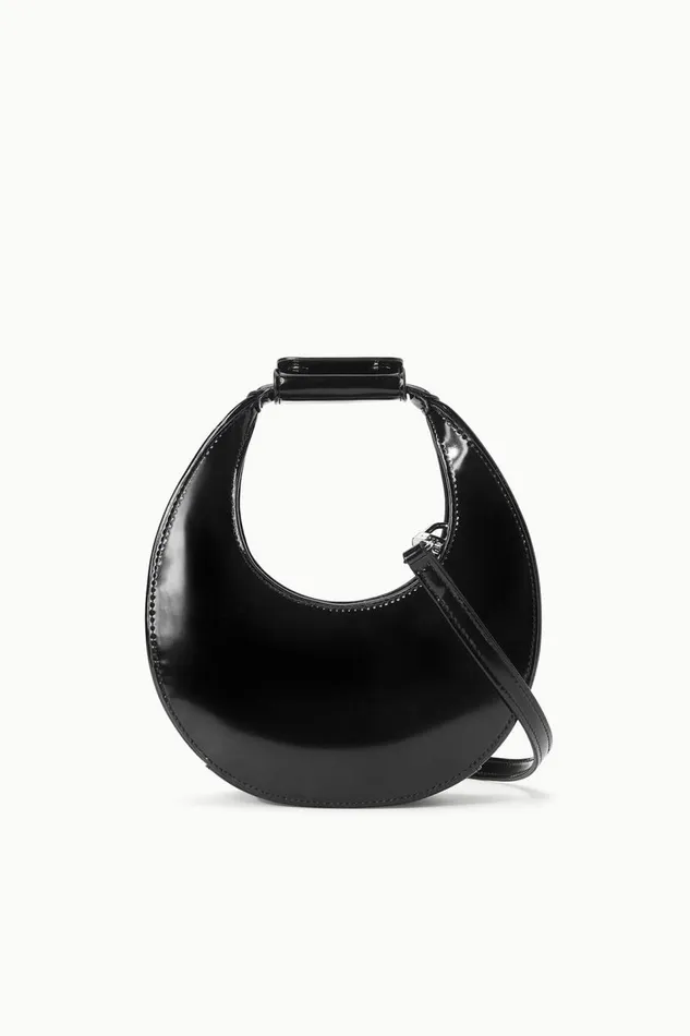 STAUD Crossbody Women STAUD MINI MOON BAG BLACK