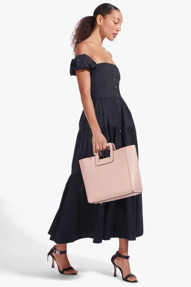 STAUD Crossbody Women STAUD SHIRLEY LEATHER BAG BLUSH STAUD Crossbody Women STAUD SHIRLEY LEATHER BAG BLUSH