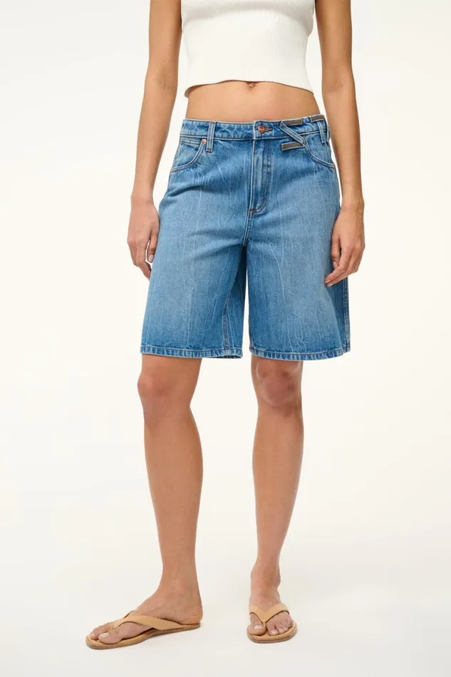 STAUD Denim Women STAUD WRANGLER THE BERMUDA SHORT STAUD Denim Women STAUD WRANGLER THE BERMUDA SHORT