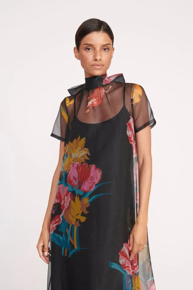 STAUD Dresses Women STAUD CALLUNA DRESS FIRST BLOOM NIGHT STAUD Dresses Women STAUD CALLUNA DRESS FIRST BLOOM NIGHT