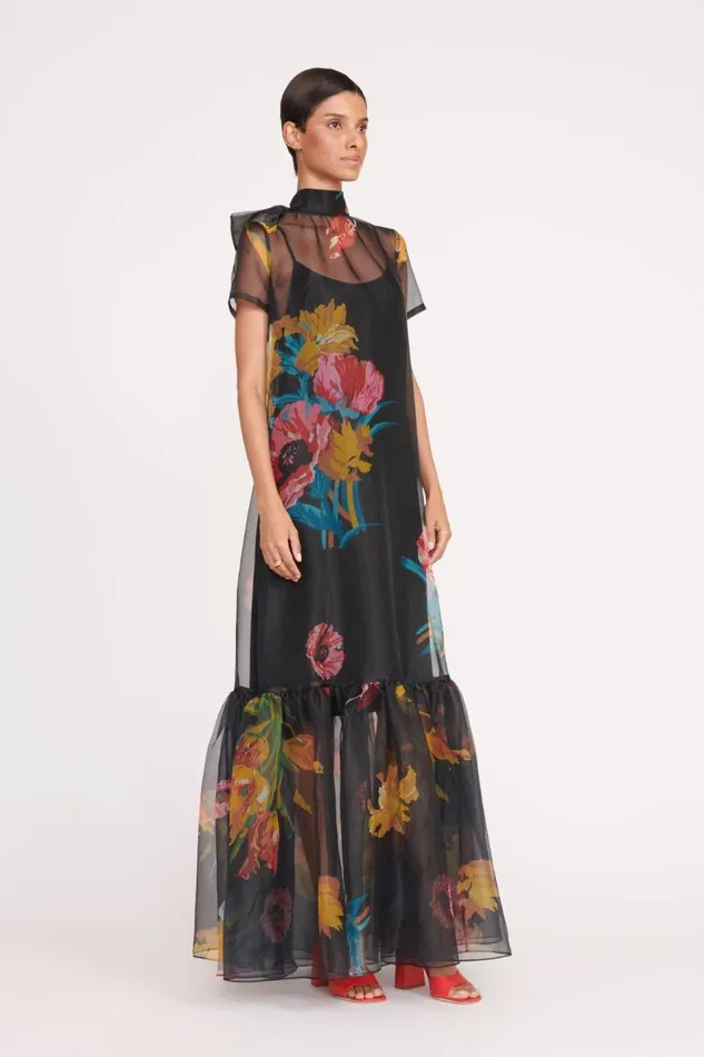 STAUD Dresses Women STAUD CALLUNA DRESS FIRST BLOOM NIGHT STAUD Dresses Women STAUD CALLUNA DRESS FIRST BLOOM NIGHT
