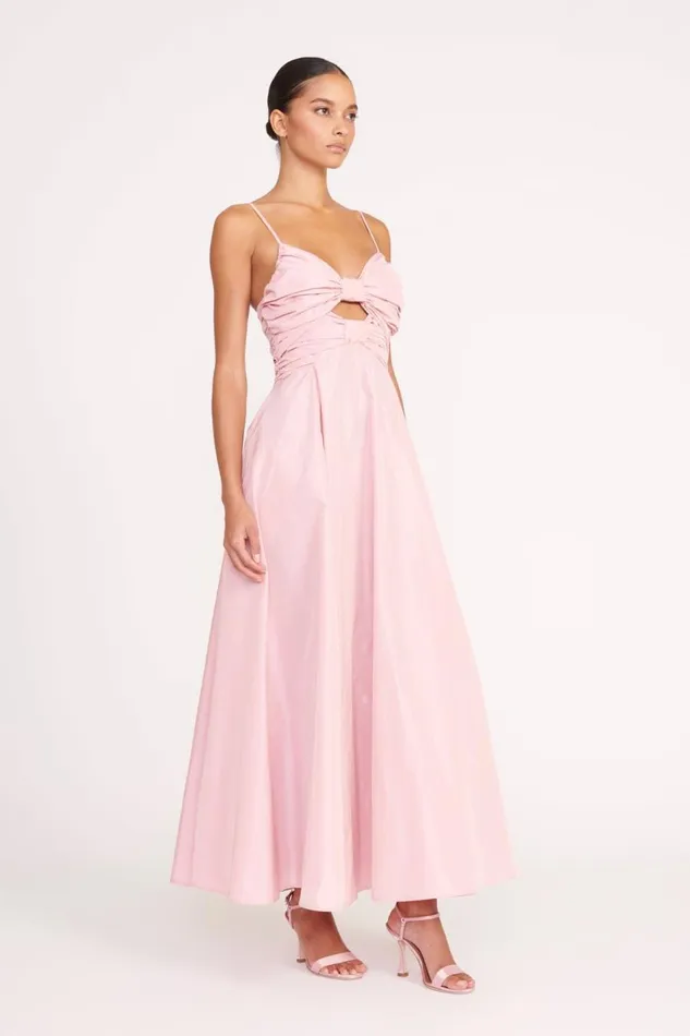 STAUD Dresses Women STAUD DAYANARA DRESS CHERRY BLOSSOM STAUD Dresses Women STAUD DAYANARA DRESS CHERRY BLOSSOM