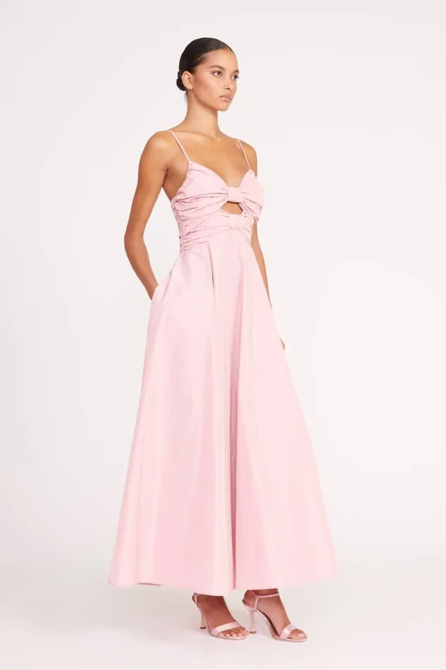 STAUD Dresses Women STAUD DAYANARA DRESS CHERRY BLOSSOM STAUD Dresses Women STAUD DAYANARA DRESS CHERRY BLOSSOM
