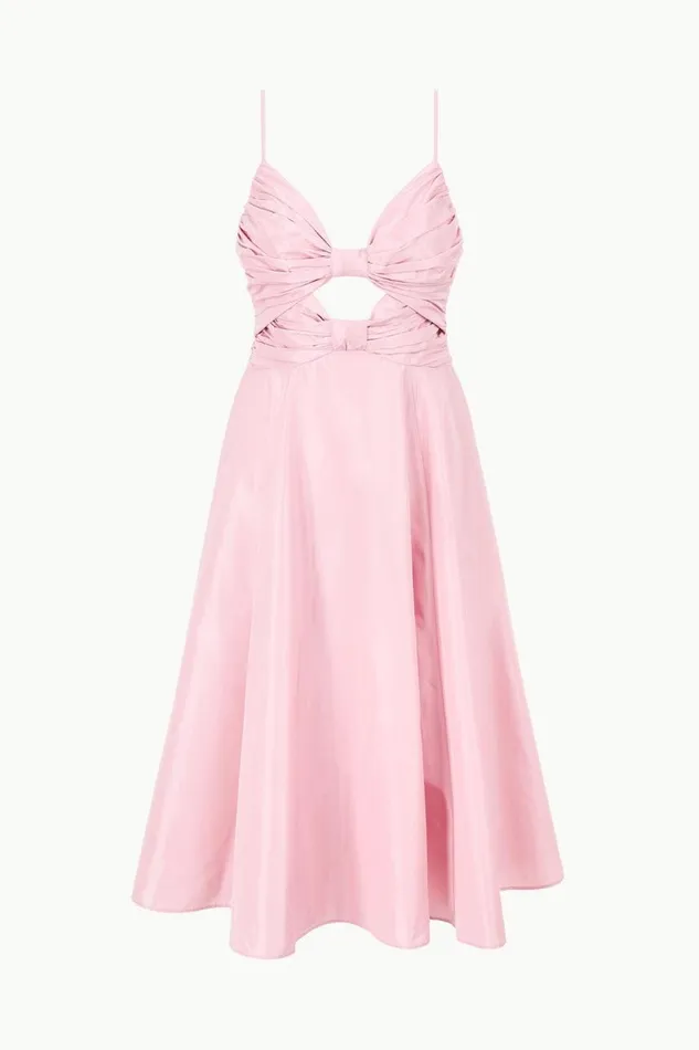 STAUD Dresses Women STAUD DAYANARA DRESS CHERRY BLOSSOM STAUD Dresses Women STAUD DAYANARA DRESS CHERRY BLOSSOM