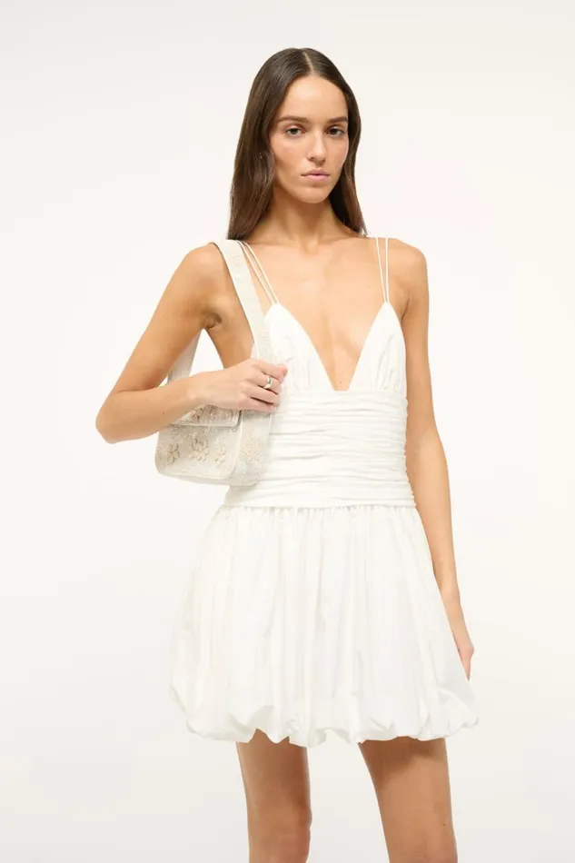 STAUD Dresses Women STAUD LOREN DRESS WHITE STAUD Dresses Women STAUD LOREN DRESS WHITE