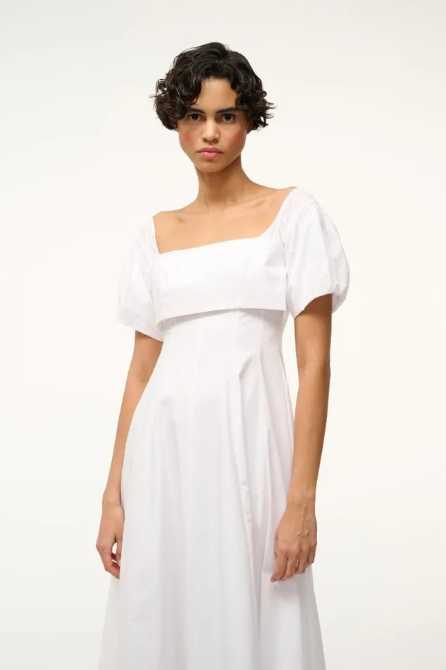 STAUD Dresses Women STAUD PALERMO DRESS WHITE STAUD Dresses Women STAUD PALERMO DRESS WHITE