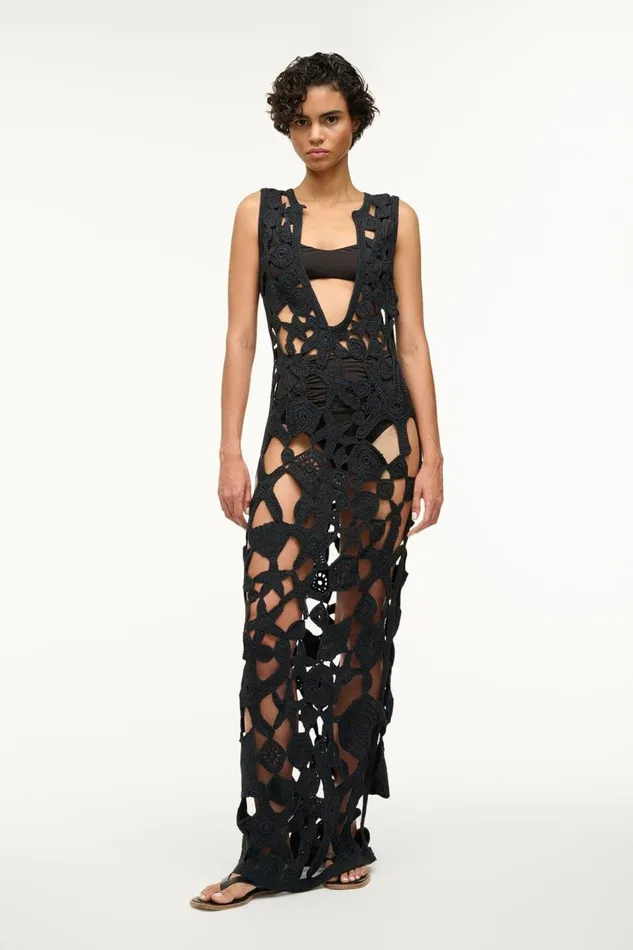 STAUD Dresses Women STAUD PELLEGRINO DRESS BLACK