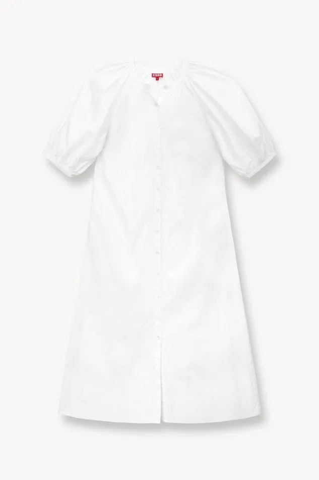 STAUD Dresses Women STAUD VINCENT DRESS WHITE STAUD Dresses Women STAUD VINCENT DRESS WHITE